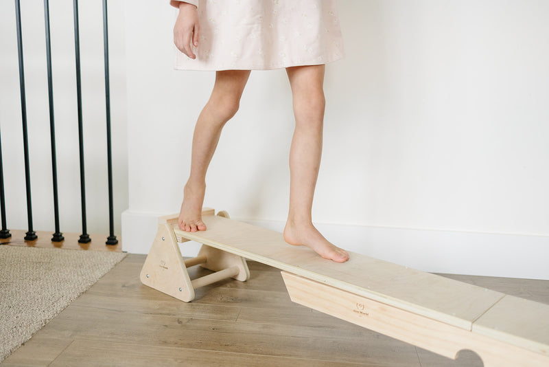 Little Olive 2-in-1 Balance Beam Seesaw - OliveWorldCo
