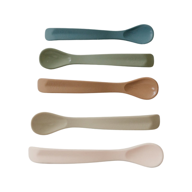 Silicone spoon - Soft Pink - OliveWorldCo